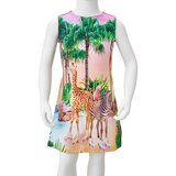 Dječja haljina koraljne boje 116 | shoptok.hr