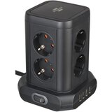 Brennenstuhl Socket Tower 8-fold with 4 USB 2m black Cijene