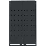  Spremište za 2 kante za otpad antracit 138x79x117 cm čelično | shoptok.hr