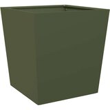 vidaXL Vrtno korito 2 kosa olivno zelena 50x50x50 cm jeklo | Shoptok.si