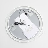  Brilagi-LED grejano ogledalo sa prigušiva i pozadinskim osvetljenjem ALU PRO LED/18W/230V pr.60 cm IP44 mat hrom | Eponuda.com