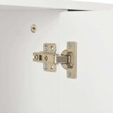  Komoda visoki sjaj bijela 71 x 35 x 80 cm od iverice | shoptok.hr