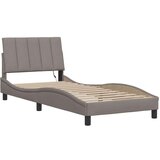  Okvir za krevet bez madraca smeđesivi 90x200cm od tkanine | shoptok.hr