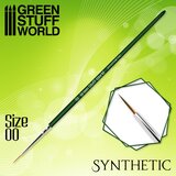 Green Stuff World GREEN SERIES Synthetic Brush – Size 00 | Precizna Četkica Cene