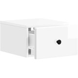  Noćni ormarić za montažu na zid 2 pcs Bijela visokog sjaja | shoptok.hr