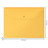 Zweckform Mapa kuverta z gumbom in žepom leitz cosy a4 1/3 rumena 47090019 | Shoptok.si
