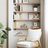  Zidna polica svjetlosmeđa 80x20x4 cm od obrađene hrastovine | shoptok.hr