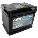 Exide akumulator Premium, 64AH, D, 640A, EA640