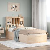 Maison Chic Posteljni okvir - Enojna postelja - Postelja za odrasle brez vzmetnice 90x200 cm trdna borovina-J6767, (21770265) | Shoptok.si