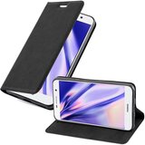Cadorabo Ohišje, združljivo z Huawei Y5 2017 / Y6 2017 v nočna črna - Zaščitni ovitek z magnetnim zapiranjem, stoječo funkcijo in režo za kartice, (20549100) | Shoptok.si