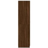  Ormar boja smeđeg hrasta 90 x 52 x 200 cm od konstruiranog drva | shoptok.hr