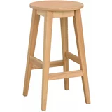 Rowico Barska stolica od hrastovine u prirodnoj boji 65 cm Austin -