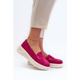 EVENTO Suede Women's Moccasins Fuchsia Filidia | shoptok.hr