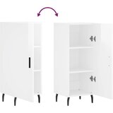  Komoda sjajna bijela 34,5 x 34 x 90 cm od konstruiranog drva | shoptok.hr