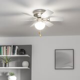 ZEVENTI - Plafonski ventilator GALDANA 1xE27/60W/230V siva/bela | Eponuda.com