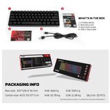 Fantech Tastatura Mehanička Gaming MK211 RGB Atom61 crna (red switch) Slike