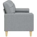  Trosjed s ukrasnim jastucima svjetlosivi 210 cm od tkanine | shoptok.hr