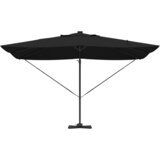 vidaXL Kantilever Roma Suncobran s LED-ima Crni 352x251x265 cm Aluminij | shoptok.hr