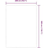  Ukrasni tepih od jute s podlogom od lateksa 200 x 300 cm | Eponuda.ba