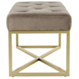 Kayoom KLOP BREZ NASLONA, kovina, umetna masa, tekstil, leseni material rjavosiva, zlate barve | Shoptok.si