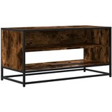 TV ormarić boja hrasta 91x40x46 cm konstruirano drvo i metal | shoptok.hr