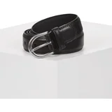Pasovi ROUND BUCKLE BELT Črna
