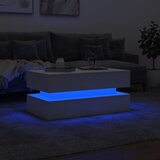  Stolić za kavu s LED svjetlima bijeli 90 x 50 x 40 cm | Eponuda.ba