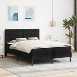  Okvir kreveta s madracem Crna Crna 120 x 190 cm Baršun | shoptok.hr