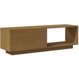 vidaXL TV omarica medeno rjava 110x30x33,5 cm trdna borovina | Shoptok.si