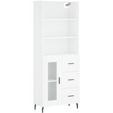 Maison Chic Visoka omara - Komoda - Predalnik bela 69,5x34x180 cm inženirski les, (21720318) | Shoptok.si
