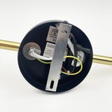  Plafonski luster AURIS 3xE14/15W/230V zlatna/dimljeno crna/bež | Eponuda.com