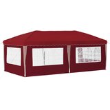  Rastezljivi šator za zabave 575 x 289 x 245 cm Tamno crvena | shoptok.hr