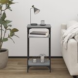  Bočni stolić boja sivog hrasta 40x30x75 cm konstruirano drvo | Eponuda.com