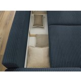 Bobochic Paris Tamno plava sklopiva sofa od samta 257 cm Lucien – | shoptok.hr