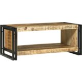 vidaXL Klubska miza 90x50x38 cm iz trdega grobega lesa mangov | Shoptok.si