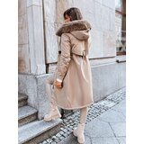 DStreet Kurtka zimowa damska parka LUSTER beżowa | Shoptok.si