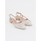 GOODIN White sandals with an open heel | Shoptok.si