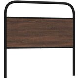 vidaXL Uzglavlje smeđa boja hrasta 107 cm čelik i konstruirano drvo | shoptok.hr