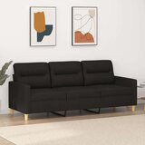  Trosjed od tkanine Crna 180 cm cijene