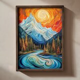 Wallity slika TUN108, 50 x 70 x 3 cm Cene