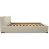 Scandic Bež tapecirani bračni krevet s prostorom za odlaganje s podnicom 180x200 cm Dreamer – | shoptok.hr