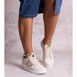 Gemre Beige sneakers decorated with rhinestones Xarles Cijene