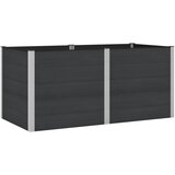 vidaXL Vrtna visoka greda Črna 200 x 100 x 91 cm, (5000287855) | Shoptok.si