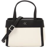 Calvin Klein Ročna torbica črna / bela | Shoptok.si