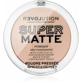 Revolution Relove Super Matte Powder matirajoči puder odtenek Vanilla 6 g