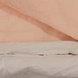  Set posteljine za poplun ružičasti 200x220 cm pamučni | shoptok.hr