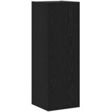 TV Kabinet za Zid Zidne 3 pcs Crni hrast Konstruirano drvo | shoptok.hr