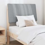  Tapecirani uzglavlje Svijetlo siva 80 cm Čvrsto borovo drvo | shoptok.hr