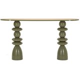 Mauro Ferretti Zeleni metalni pomoćni stol 45x150 cm Metal Console – | shoptok.hr