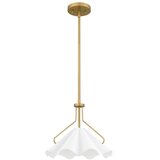  Quoizel QZ-MEJIA-1P-S-AB - Luster na šipki MEJIA 1xE27/60W/230V Ø 35,6 cm mesing | Eponuda.com
